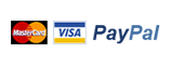 Zahlungsweisen - Visa, Mastercard, Paypal